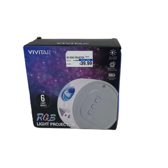 VIVITAR Other - VIVITAR LED Night Light USB Charging Projection Skylight Projector